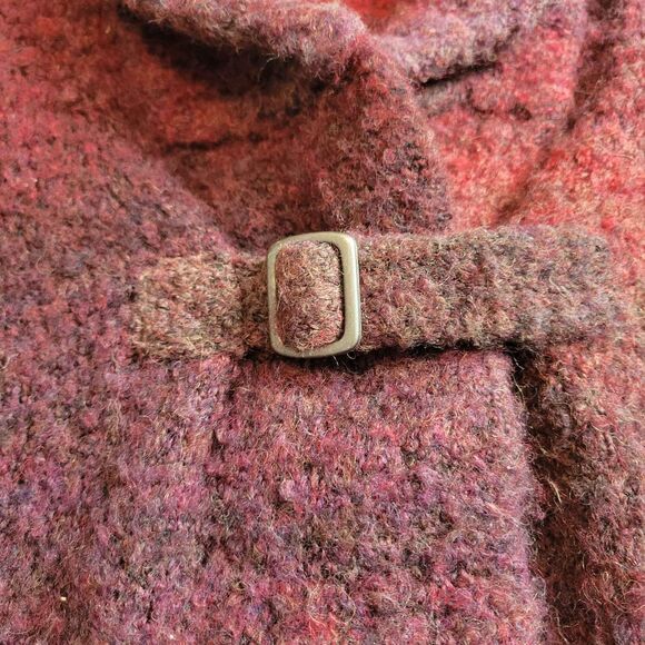 Women's Size XS Woolrich Deep Ruby Space Dye Jacket Wrap - Picture 6 of 6